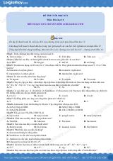 Đề thi học kì 1 Hóa 12 - Đề số 8